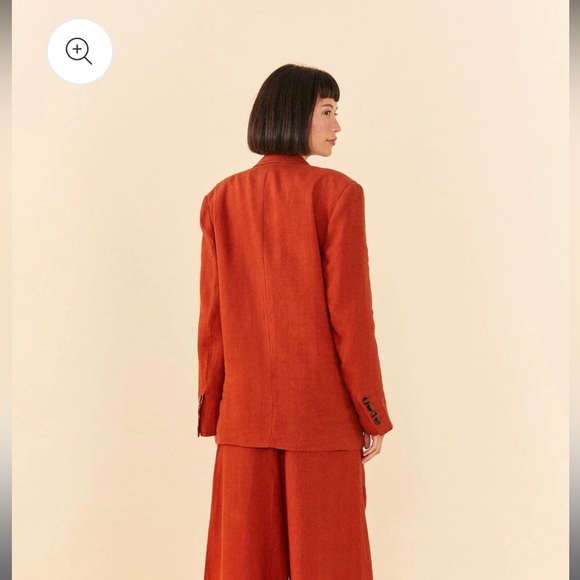 FARM Rio Orange Blazer - Picture 10 of 11